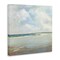 Stupell Industries Distant Beach Shoreline with Clouds Canvas By Sally Swatland